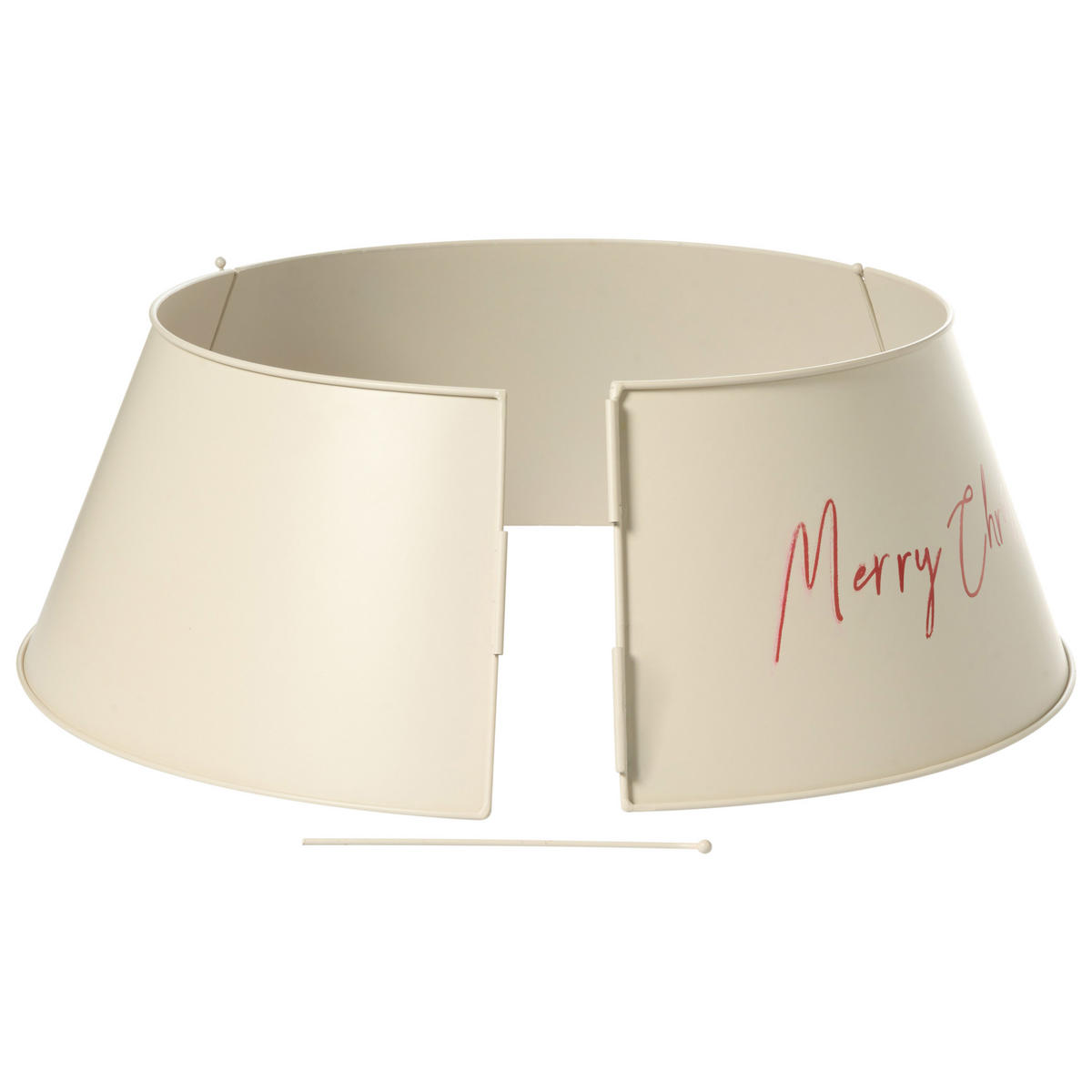 WEIHNACHTSBAUMKRAGEN 25 cm Beige Imatra - Beige, Metall (25cm) - Beliani