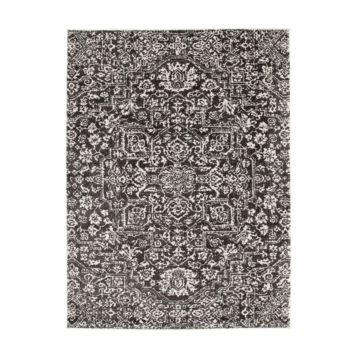 TEPPICH sehr weich grafisch grau - Grau, Textil (160/230cm) - AFK Living