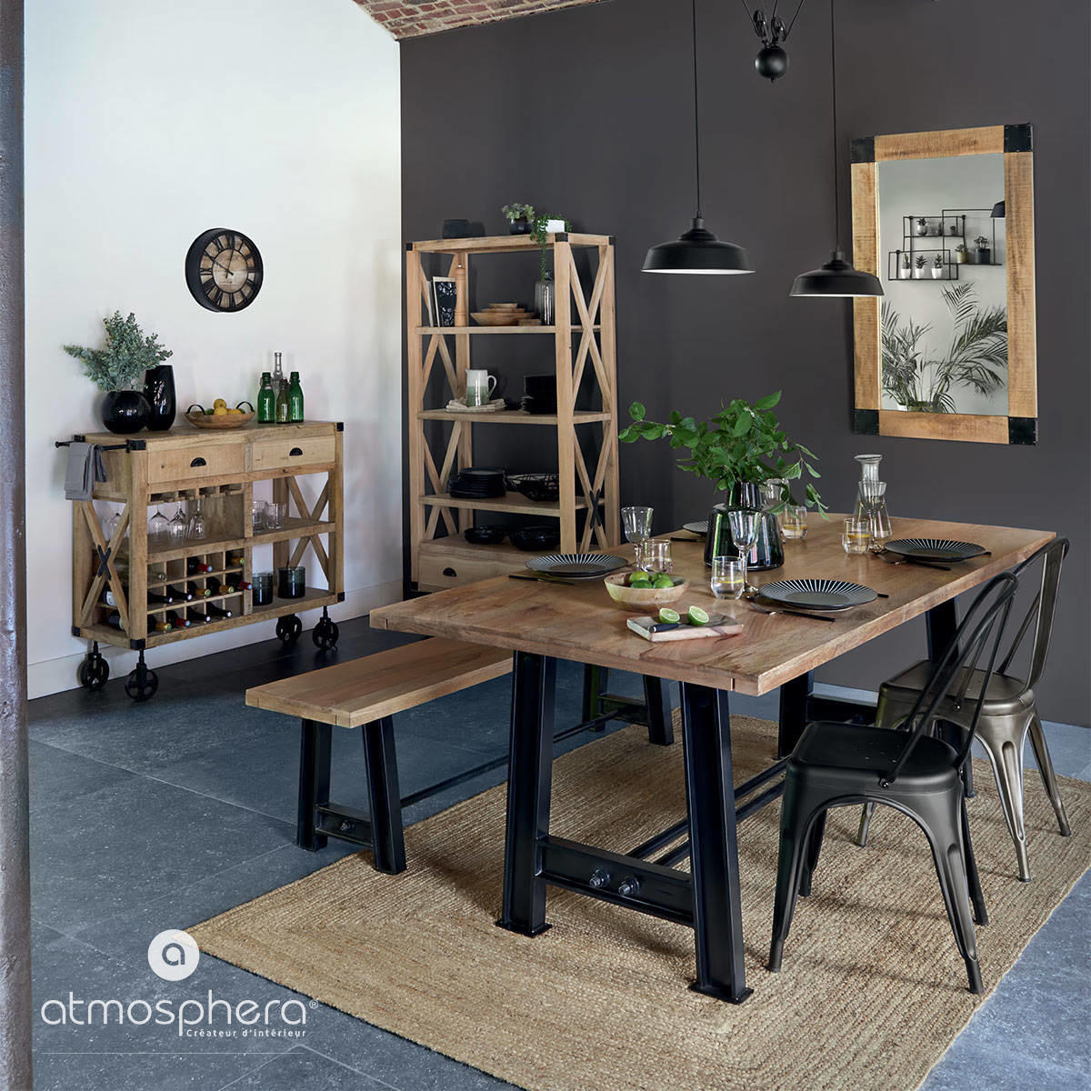 JUTETEPPICH 120/170 cm - Beige, Naturmaterialen (120/170cm) - Atmosphera Createur d´interieur