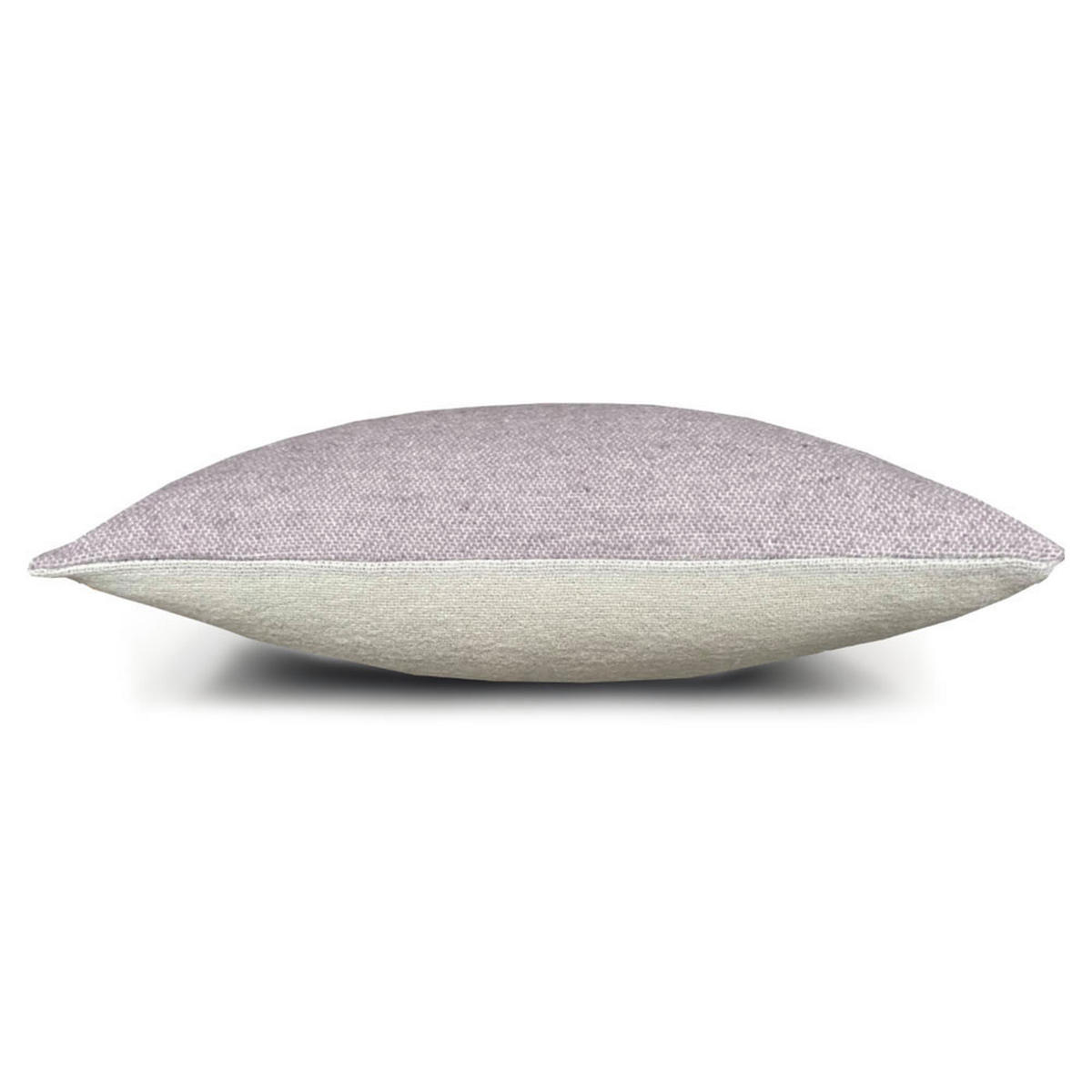 WOLLKISSEN recycelte Wolle Doppelseitig Violett 50x50 - Violett, Textil (50/50/12cm) - Malagoon
