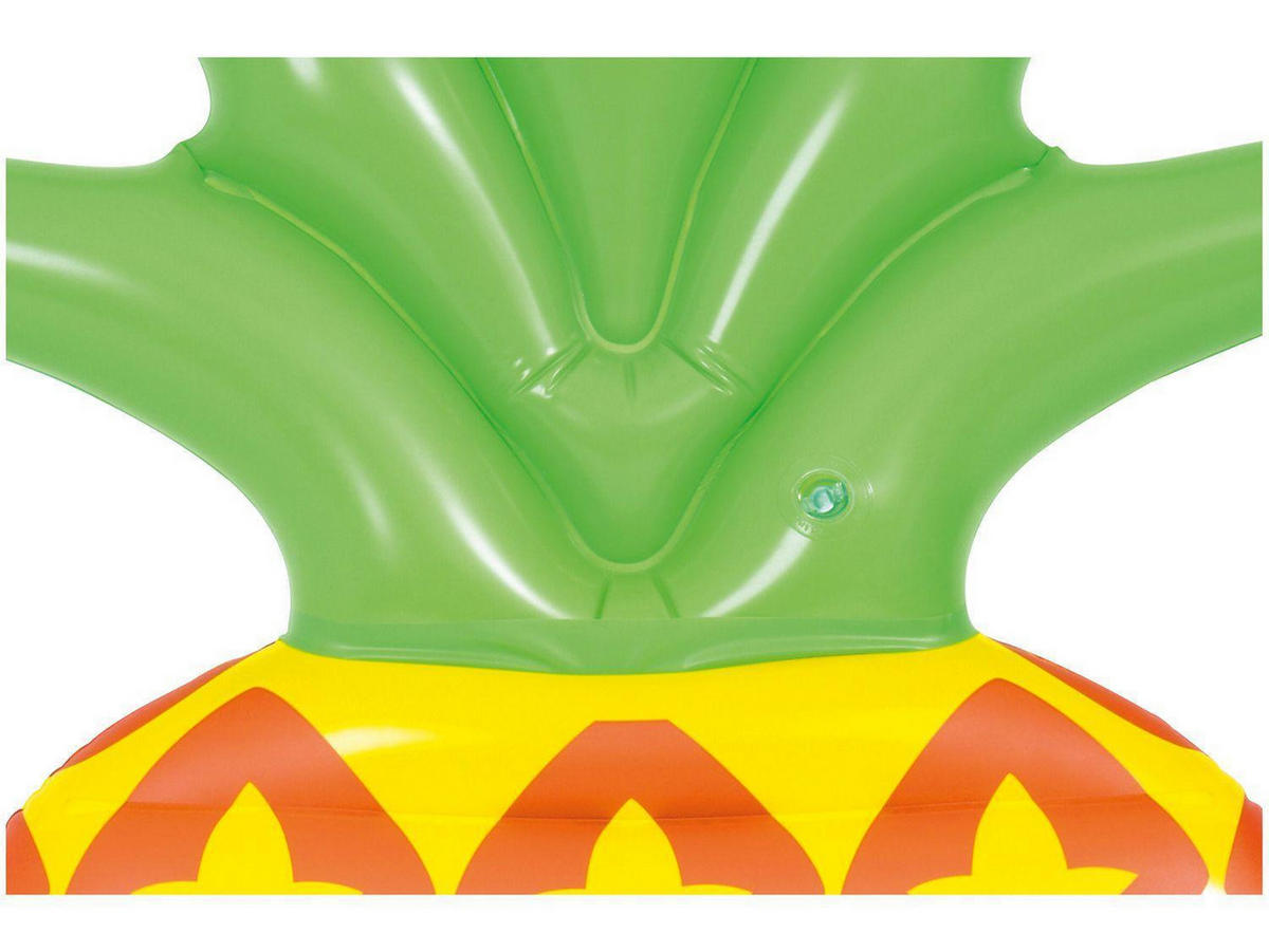 LUFTMATRATZE Wasserliege Ananas, 185x85 cm - Gelb, Kunststoff (85/185cm) - Avenli