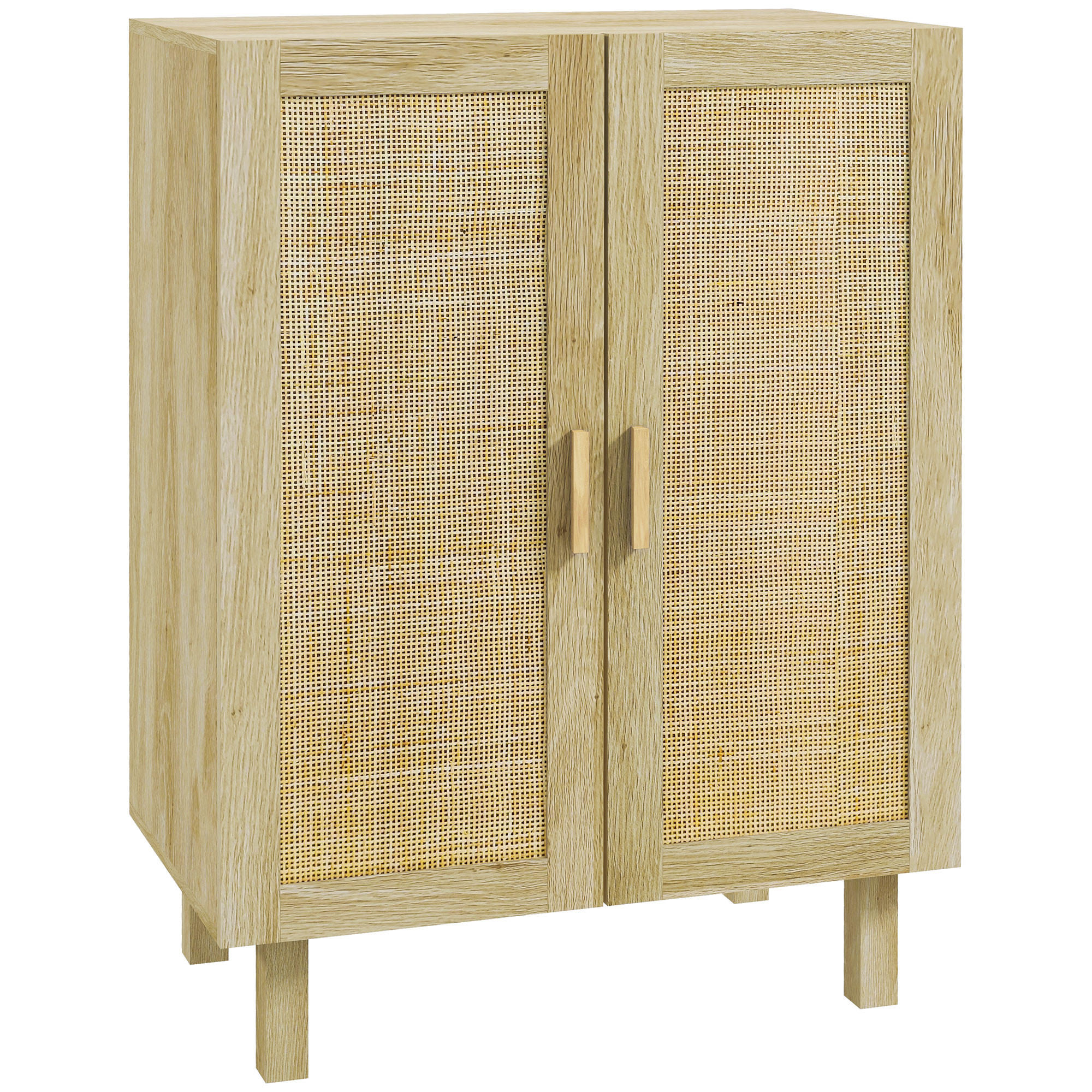 SIDEBOARD Naturfarben, 2 Türen, 73/41/102 cm - Naturfarben, Holz (73/102/41cm) - PANGIVO