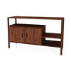 REGAL INA Wildeiche - Dunkelbraun, Holz (142/86/46cm) - byoak