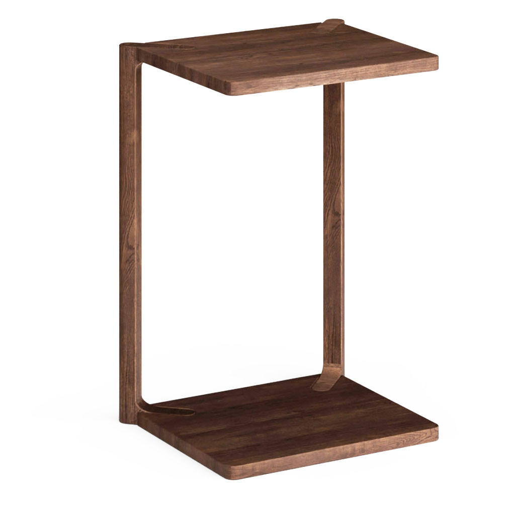 Feldmann-Wohnen Beistelltisch Eiche 38x60x32 cm