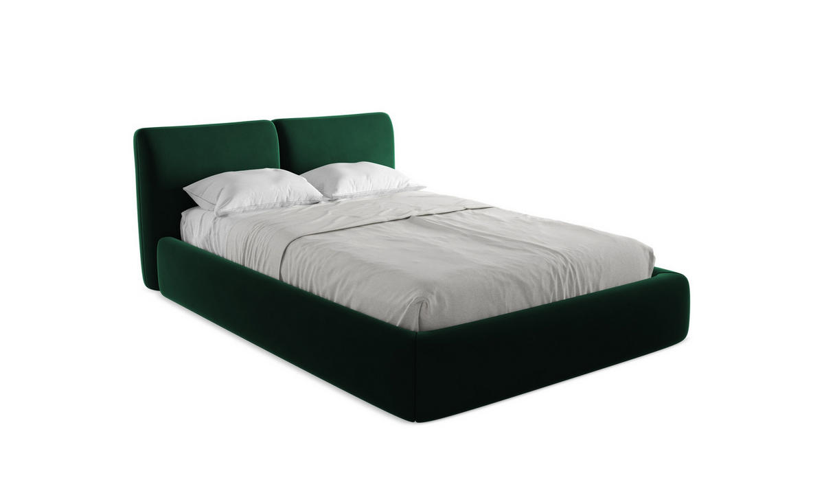 POLSTERBETT mit Bettkasten und Lattenrost 160x228 Violett - Lila/Flieder, Kunststoff/Textil (140/200cm) - Makamii