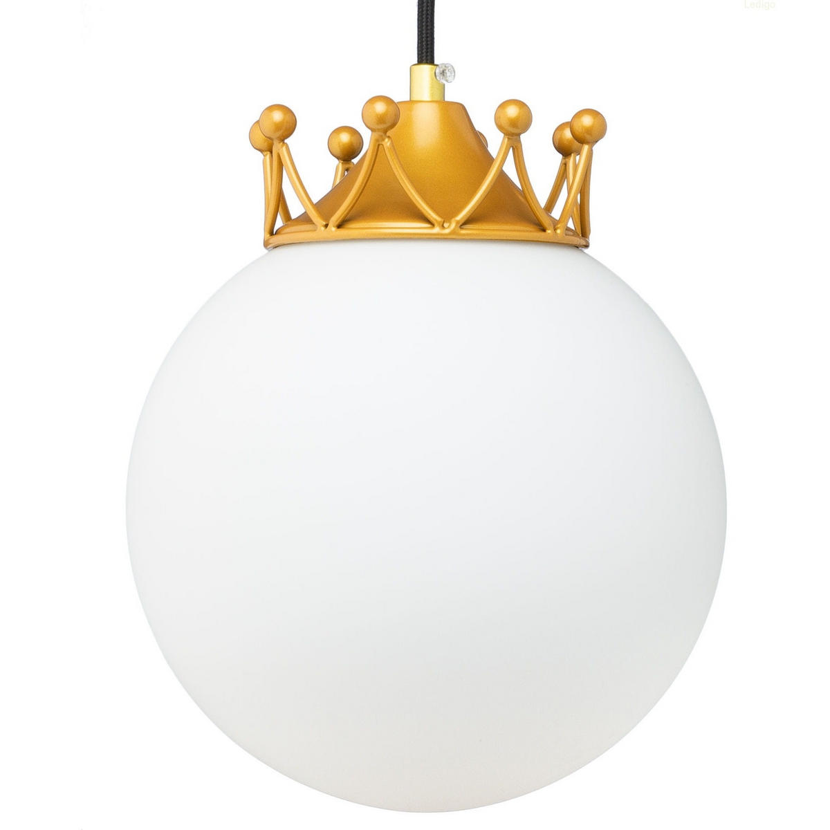 PENDELLEUCHTE Paris - Goldfarben/Schwarz, Glas/Metall (20/20/105cm) - kiki design