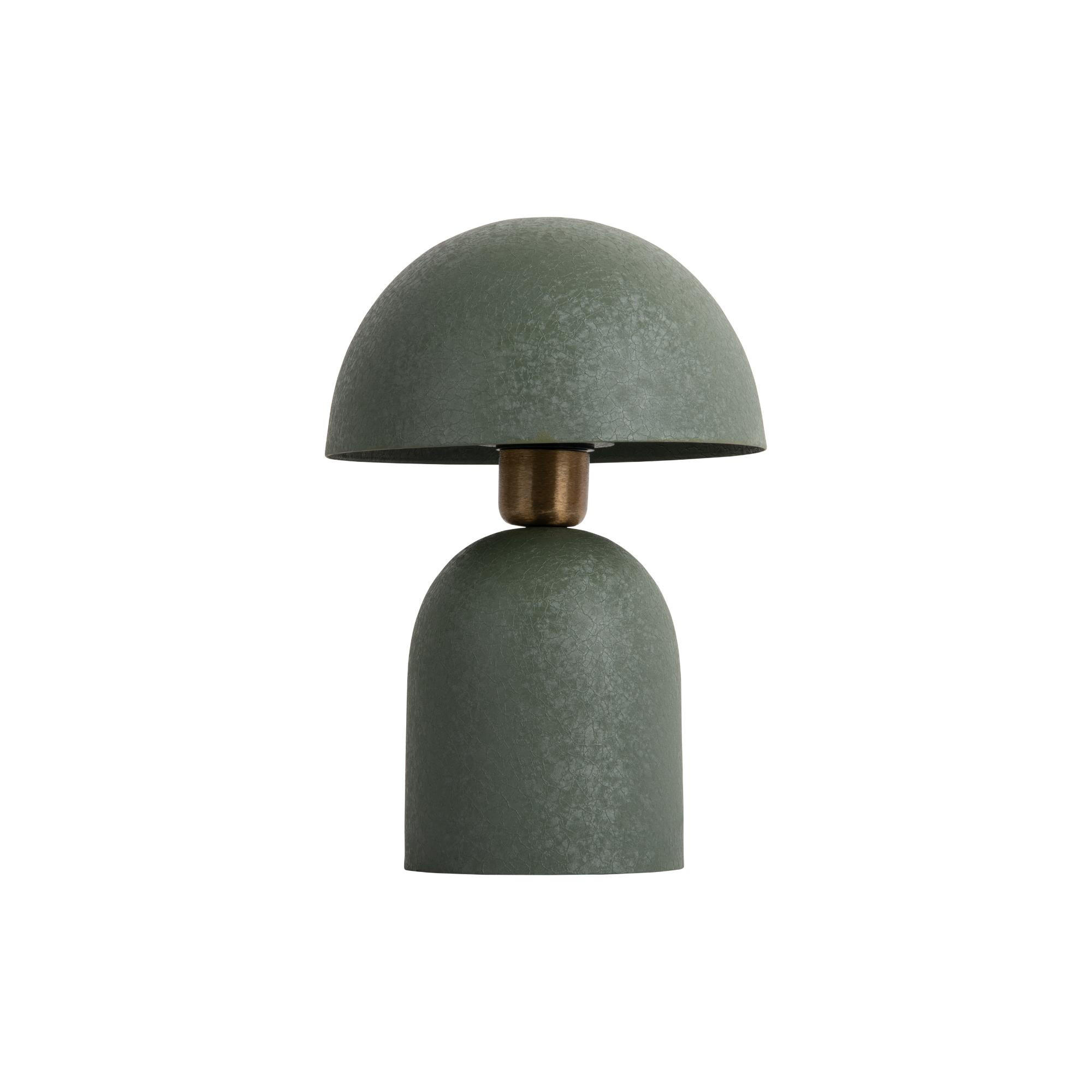 TISCHLAMPE Boaz Grün 21/21/30 cm - Grün, Metall (21/21/30cm) - Leitmotiv