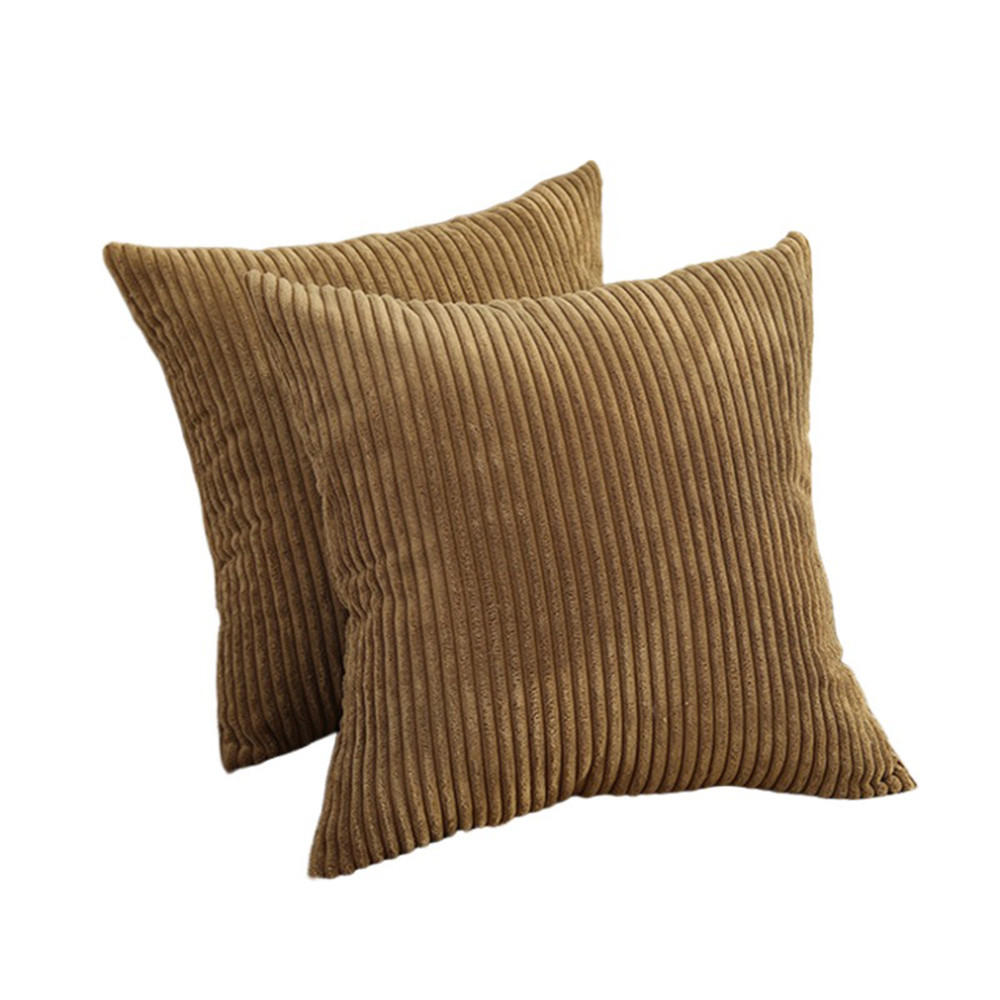KISSENHÜLLE Plüsch Hellbraun 45*45cm - Currygelb, Textil (45/45cm) - Kaket