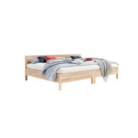 FAMILIENBETT VIANO 270x200 - Eschefarben, Holz (270/200cm) - Ecolignum