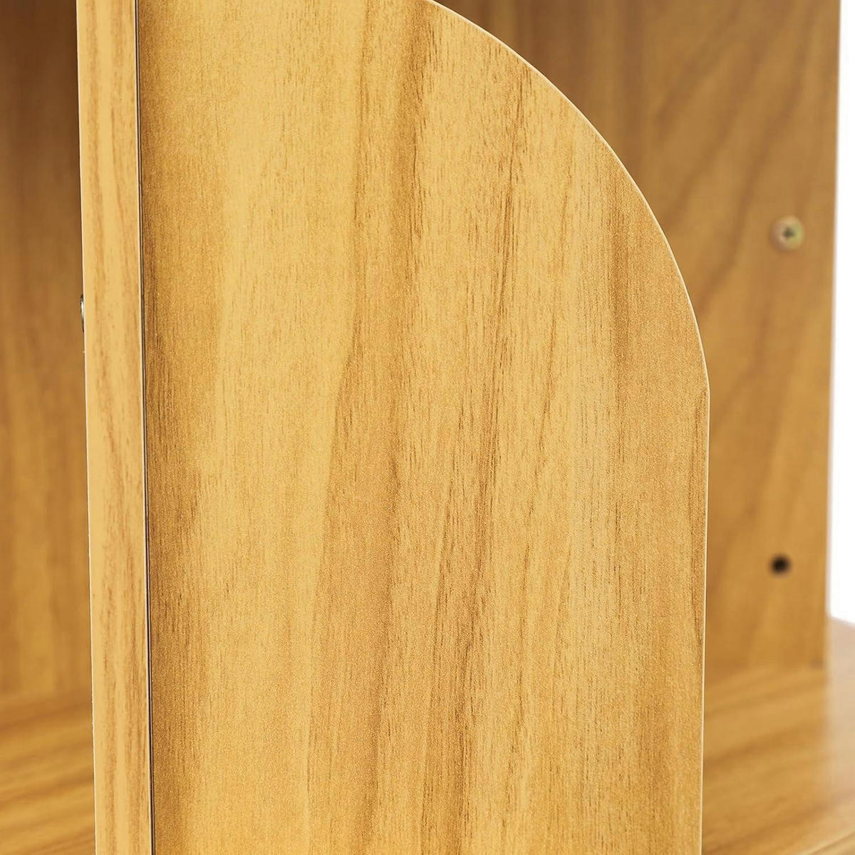 BÜCHERREGAL drehbar 4 Etagen Walnussoptik - Braun, Holz (46/142/46cm)