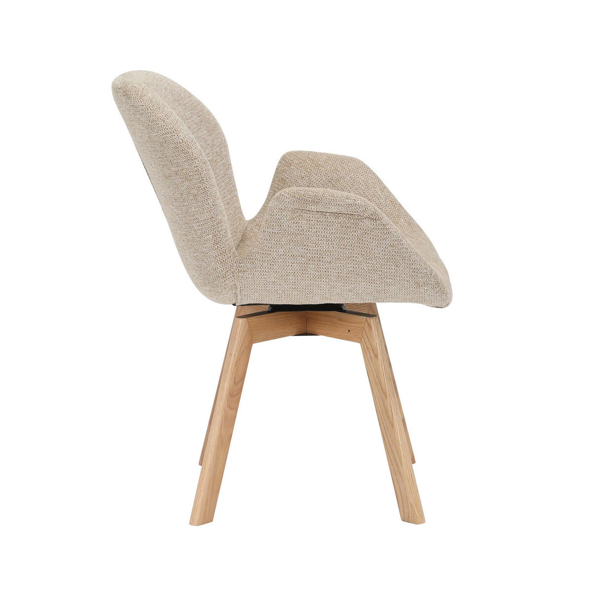 ESSZIMMERSTUHL Jesse Braun 61/59/85 cm 2-er Set - Braun, Textil (59/85/61cm) - Starfurn