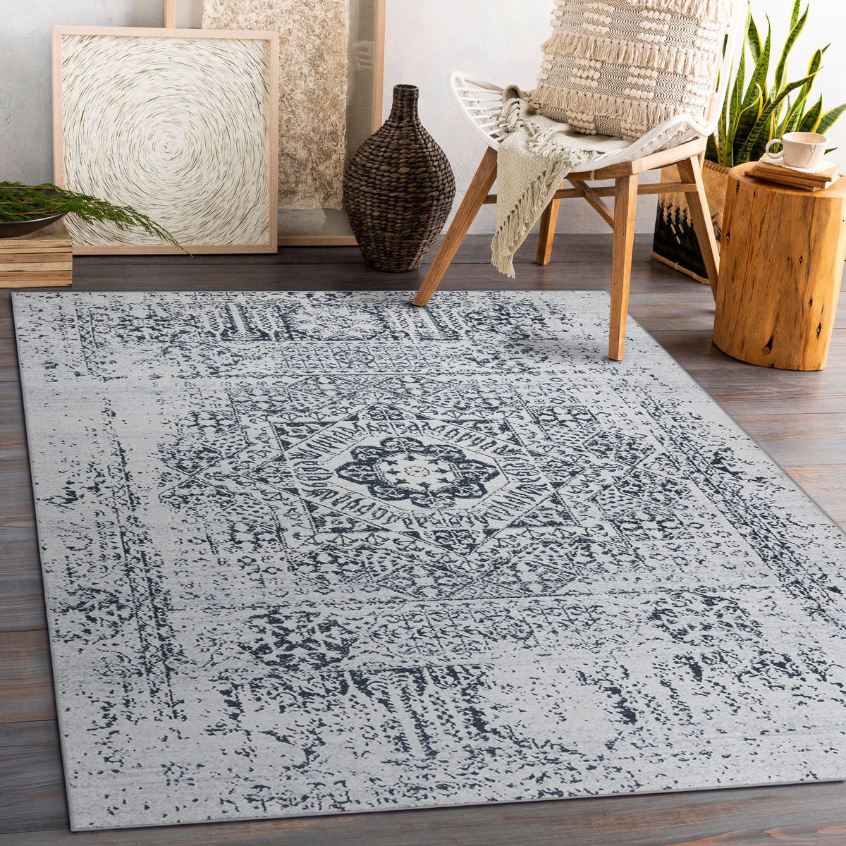 TEPPICH Andre 120/170 cm - Weiß, Textil (120/170cm) - rugsX