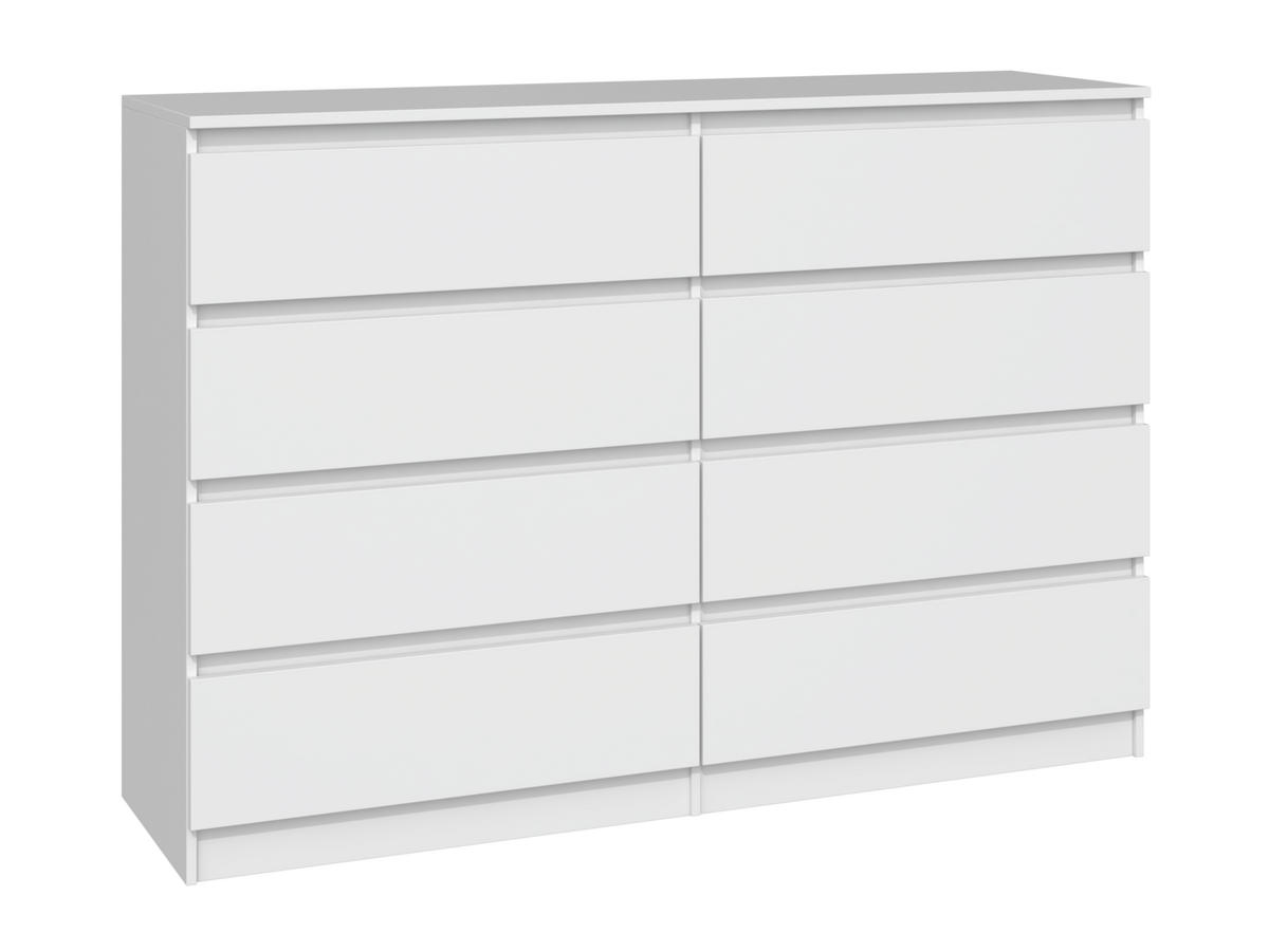KOMMODE MALWA M8 140 - WEISS - Weiß, Holzwerkstoff (138/97/40cm) - CDF