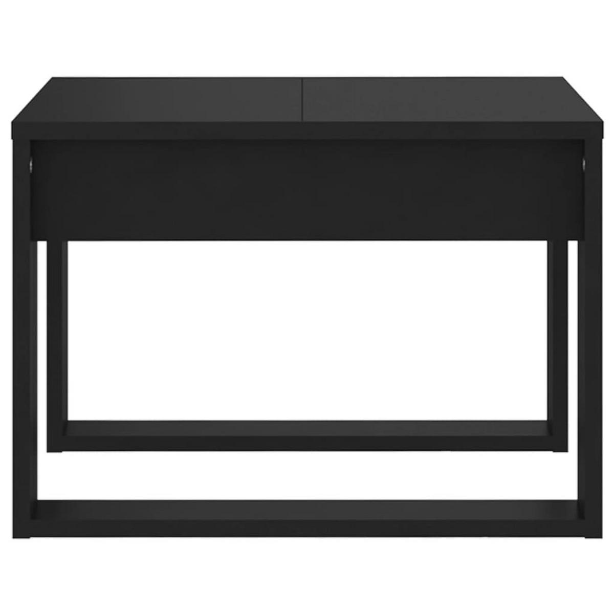 BEISTELLTISCH Moderner 50/50/35 cm aus Holzwerkstoff Schwarz Quadratisch - Schwarz, Holz (50/50/35cm) - vidaXL