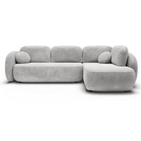 ECKSOFA Grau OLIVIO II Ausziehbar Rechts - Grau, Textil (190/289cm) - Sepro Meble