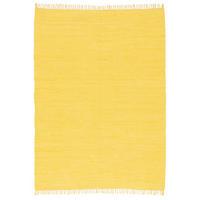 BAUMWOLLE NATUR TEPPICH JOLLY COTTON - Gelb, Textil (70/140cm) - Pergamon