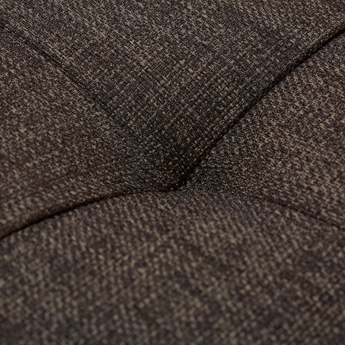 SITZBANK - Dunkelbraun, Holzwerkstoff/Textil (110/38.5/37.5cm) - Relaxdays