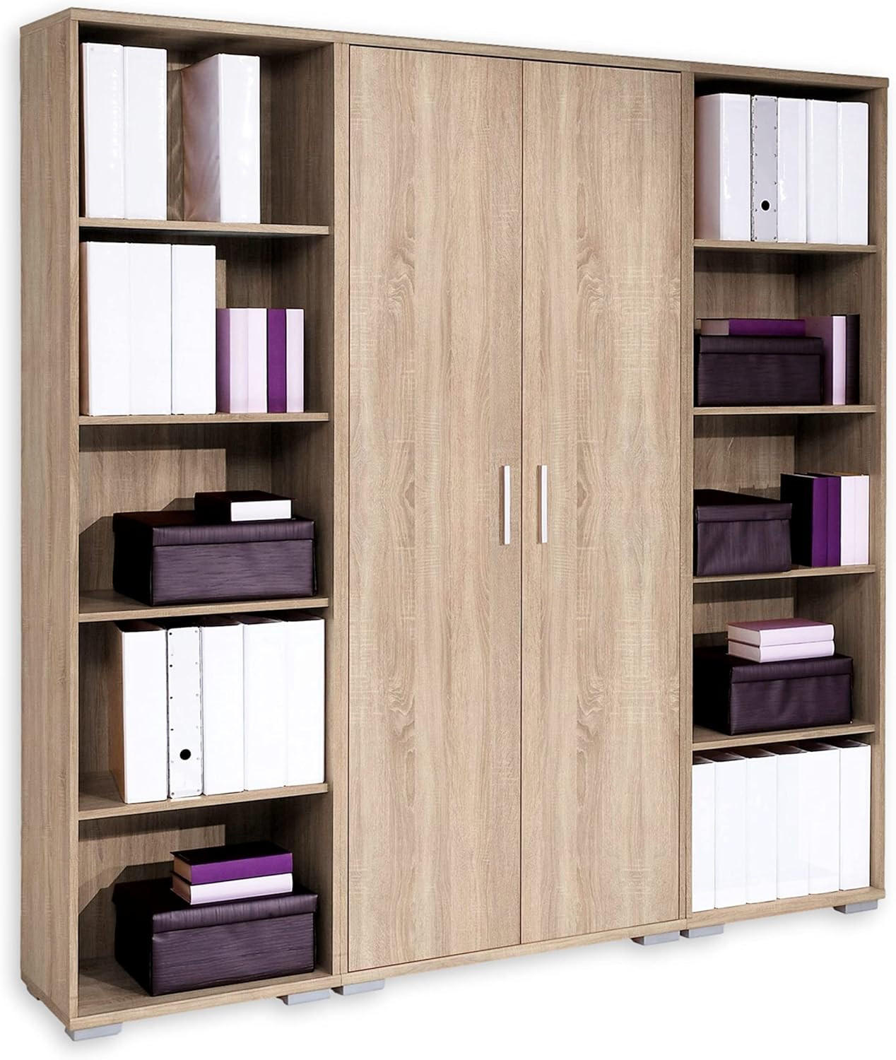 Thumbnail - Büromöbel, Braun, Holzwerkstoff, 80x200x120 cm, Arbeitszimmer, Schreibtische, Schreibtischkombination