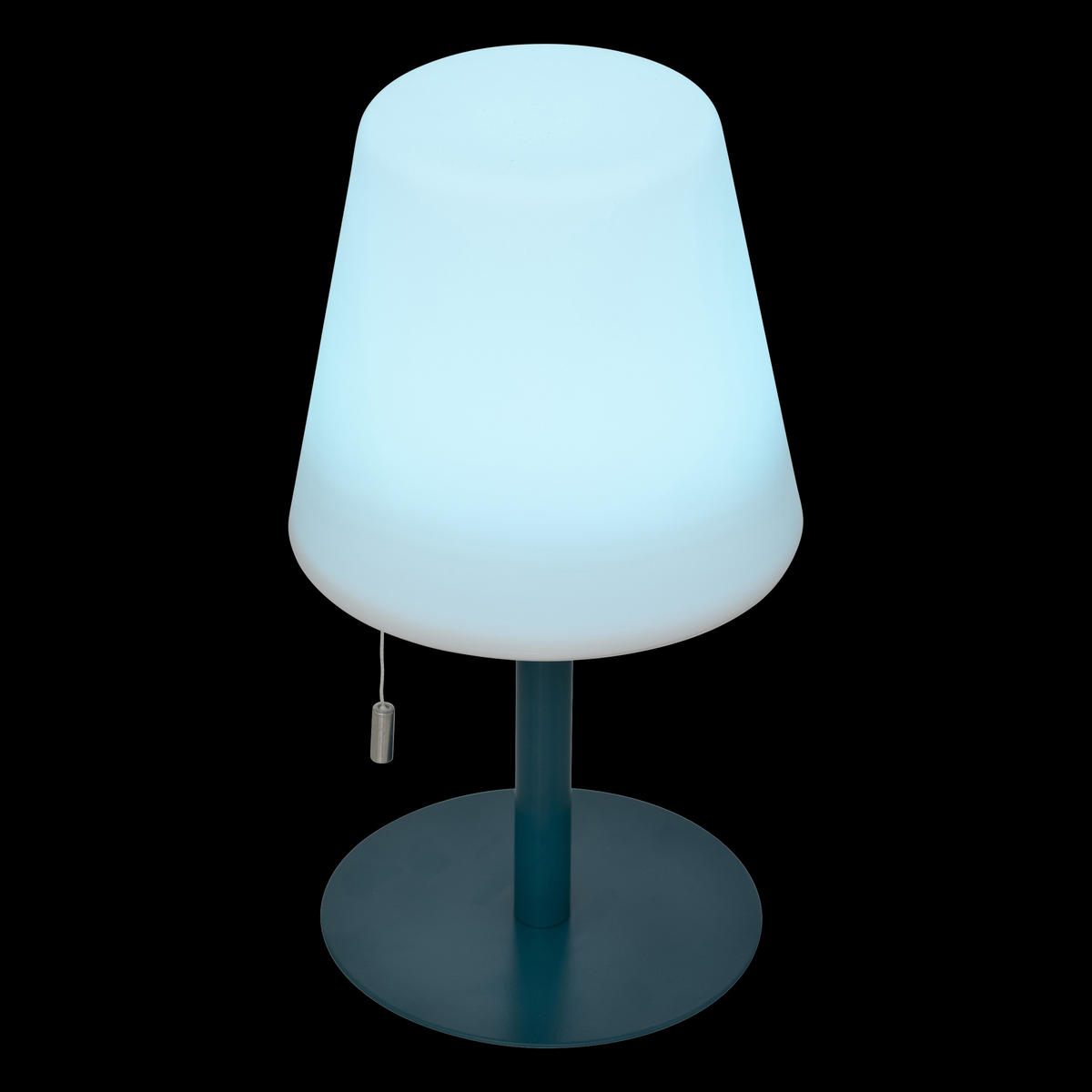 TISCHLAMPE Zack 30 cm - Blau, Metall (16/16/30cm) - Atmosphera Createur d´interieur