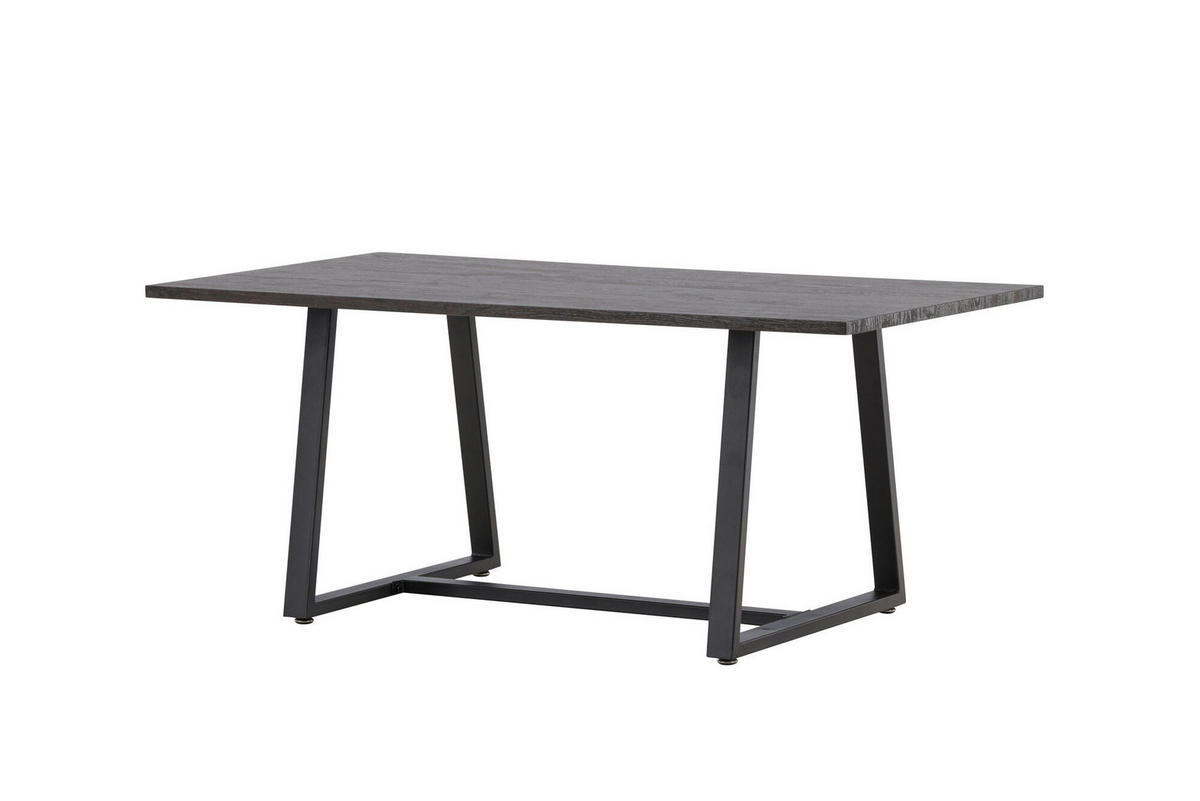 COUCHTISCH PLANKTON Schwarz 60x110x40 cm - Schwarz, Holzwerkstoff (110/60/40cm) - FURNLUX