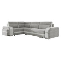 ECKSOFA Assan, Seite: Links - Chromfarben/Hellgrau, Holz/Kunststoff (305/205cm) - MIRJAN24