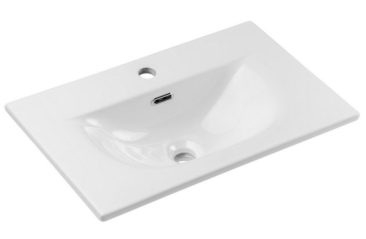 BADMÖBEL-SET Nova 2 Teile Schwarz Matt - 60 x 40 x 58 cm - Schwarz, Holz (60/58/40cm) - Badplaats