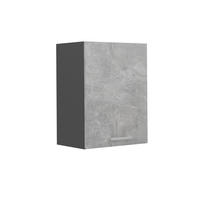 HÄNGESCHRANK R-Line Beton 45 cm - Schieferfarben/Anthrazit, Holzwerkstoff (45/60/31cm) - Vicco