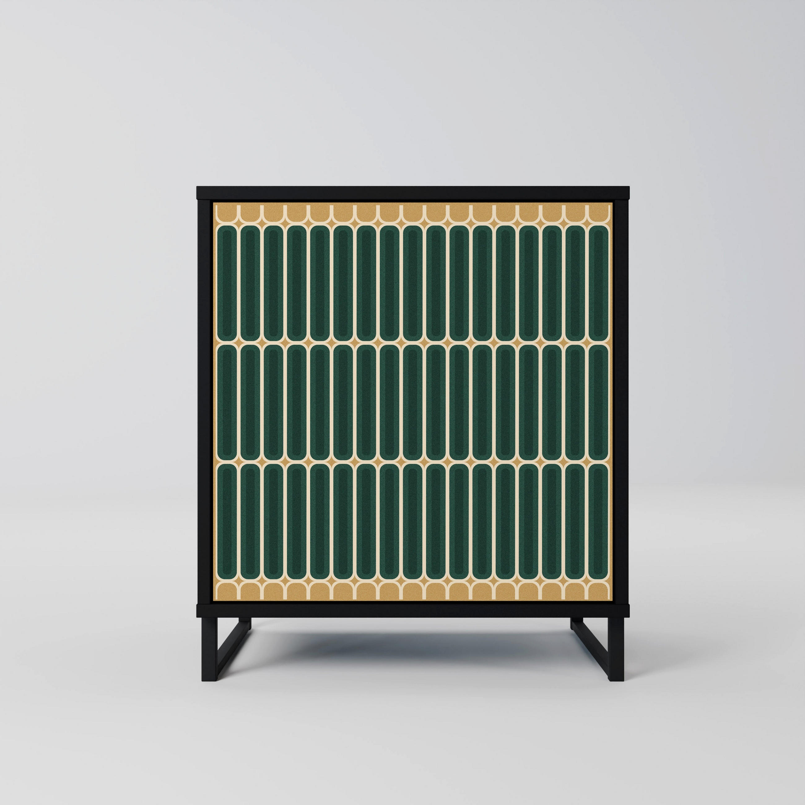 SpaceRebels Sideboard Schwarz 57.5x67.5x42 cm