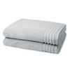 DUSCHTUCH Vienna Style Supersoft 2er-Set - Hellgrau, Textil (50/100cm) - Vossen