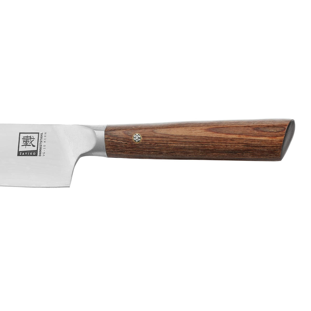 3ER MESSER-SET 8–18 cm - Braun, Holz/Metall - Zayiko