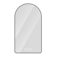 LED Badezimmerspiegel 60x120x3cm Silber mit Touch-Display,3 Lichtfarben,Entspiegelung - Silberfarben, Glas (60/120/3cm) - Modfu