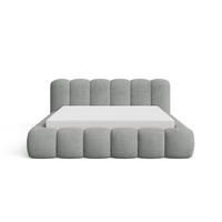 POLSTERBETT 180x200 mit Bettkasten, Lattenrost und Kopfteil, Poso Cord-Stoffbezug Dunkelgrau - Dunkelgrau, Holz (180/200cm) - Chilly