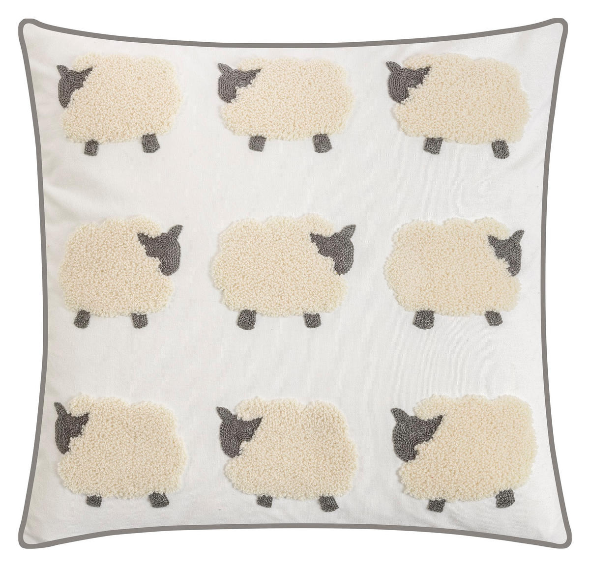 KISSENHÜLLE Ovis - Naturfarben, Textil (45/45cm) - Magma Heimtexx