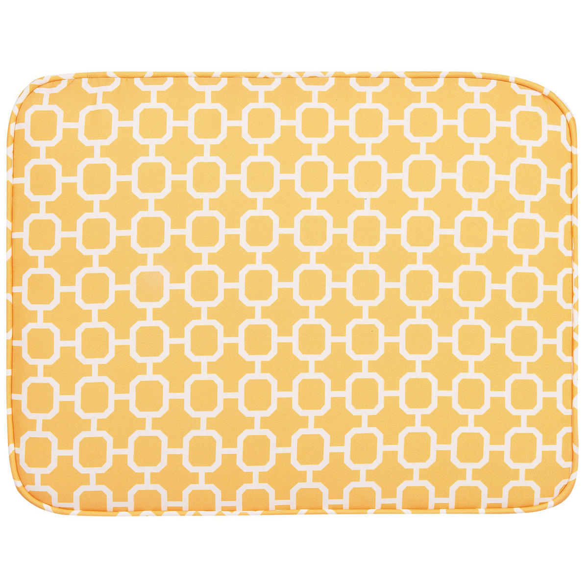 SITZKISSEN Gelb 29/38 cm Fiji - Gelb, Textil (38/5/29cm) - Beliani