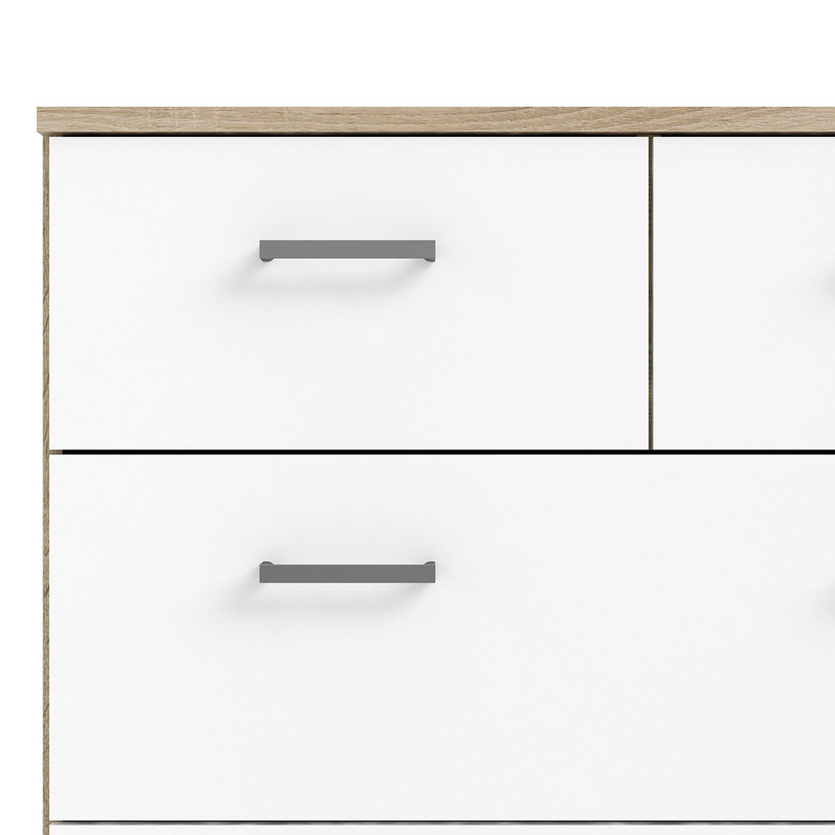 KOMMODE Eiche Dekor - Eiche Wotan, Holzwerkstoff (147/67/36cm) - ebuy24