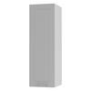 KÜCHENHÄNGESCHRANK Kvantum W4/20 Dust Grey Matt / Weiß Matt 20 / 32,5 / 96cm - Weiß/Grau, Holz/Holzwerkstoff (20/96/32.5cm) - Feldmann-Wohnen