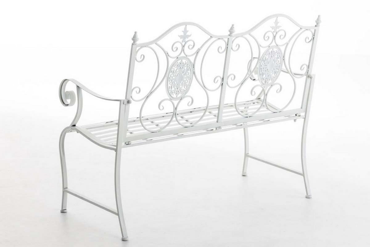 BANK Puncho weiß - Weiß, Metall (116/53/94cm) - TPFGarden