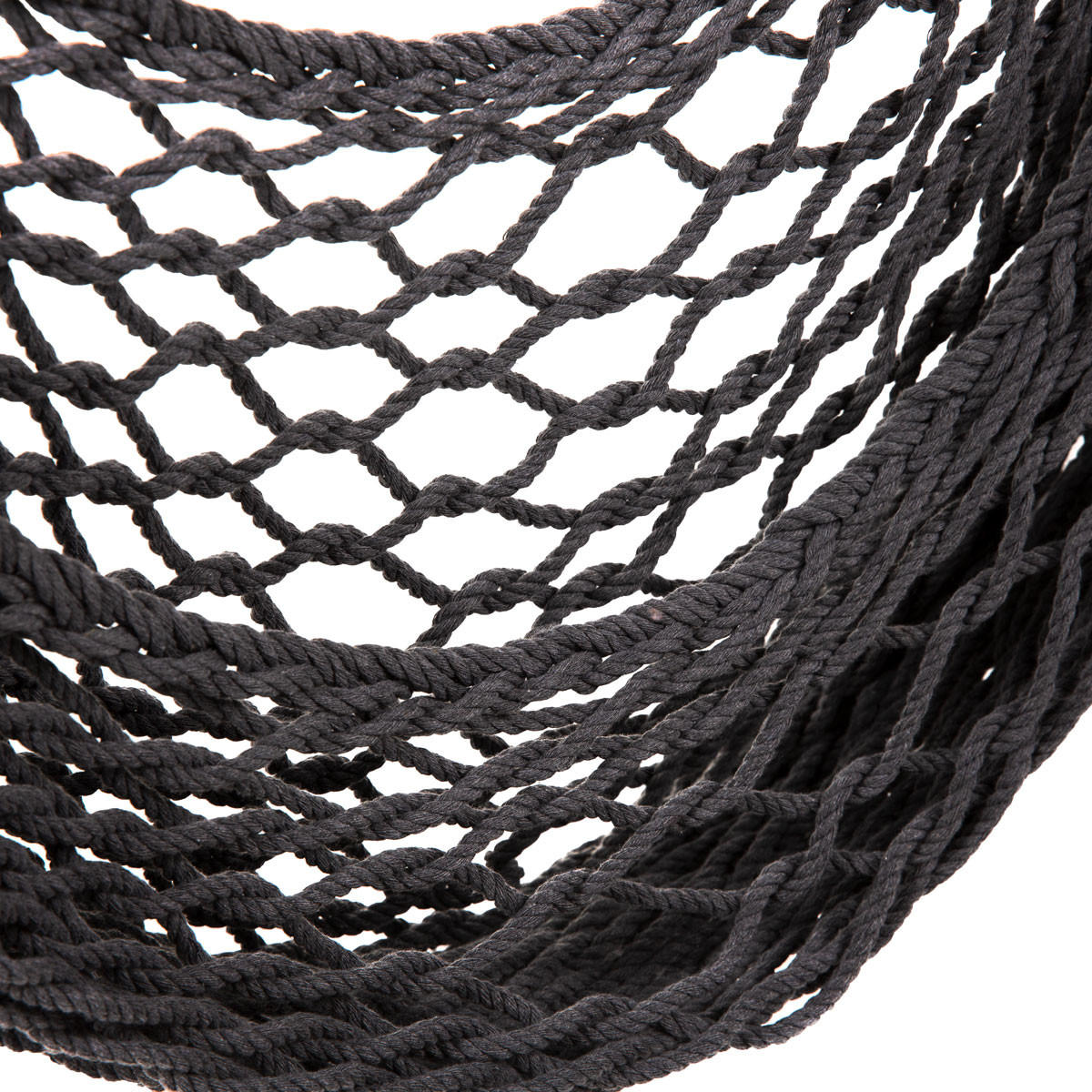 HÄNGESESSEL in Netz-Optik Grau - Dunkelgrau, Textil (100/130/100cm) - SVITA