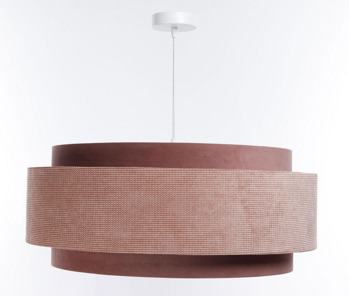 HÄNGELEUCHTE Rosa 60/25 cm - Pink, Kunststoff (60/1/25cm) - ONZENO