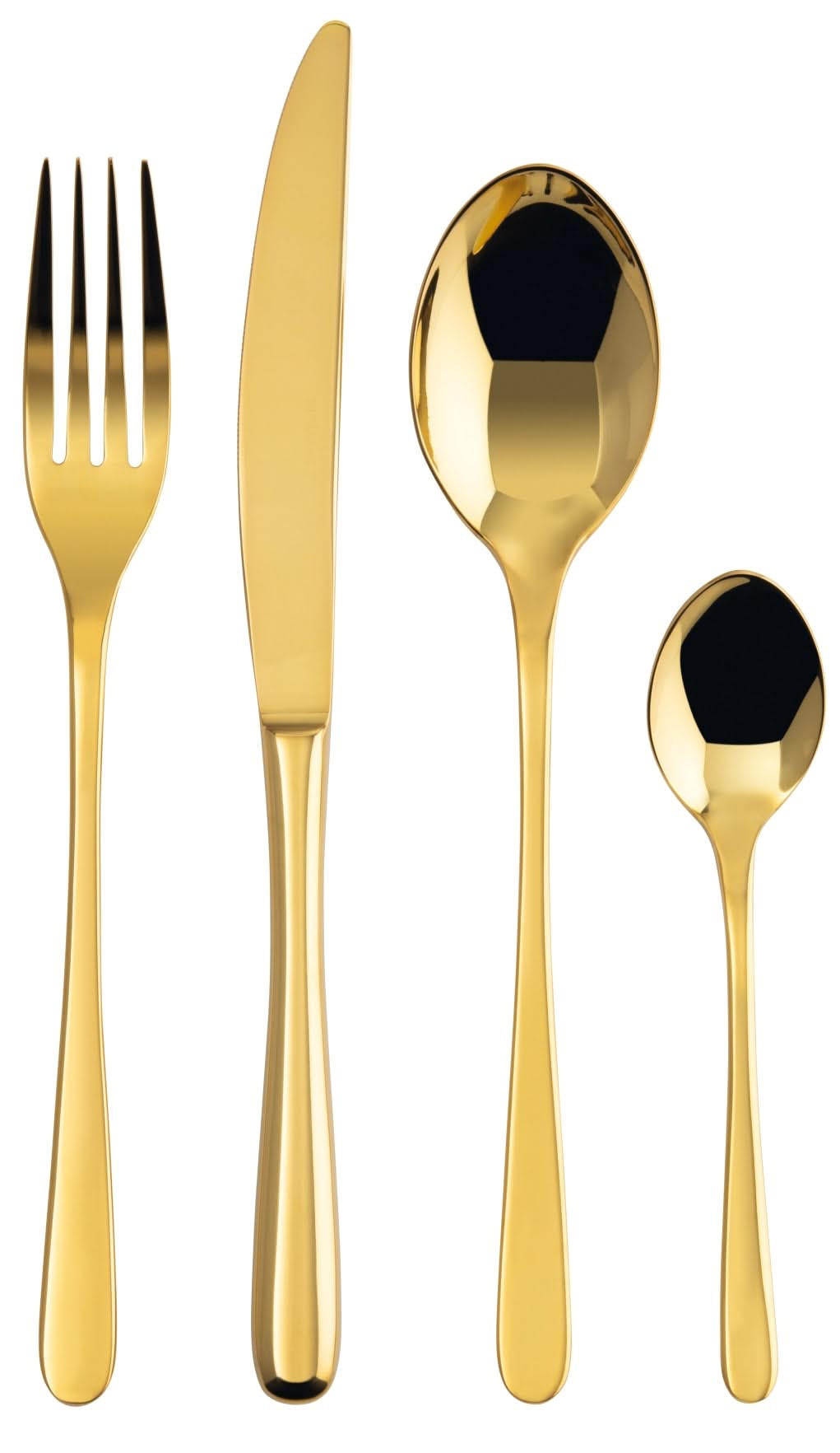 BESTECKSET Taste - Gold - 24-teilig / 6 Personen - Goldfarben, Metall - Sambonet