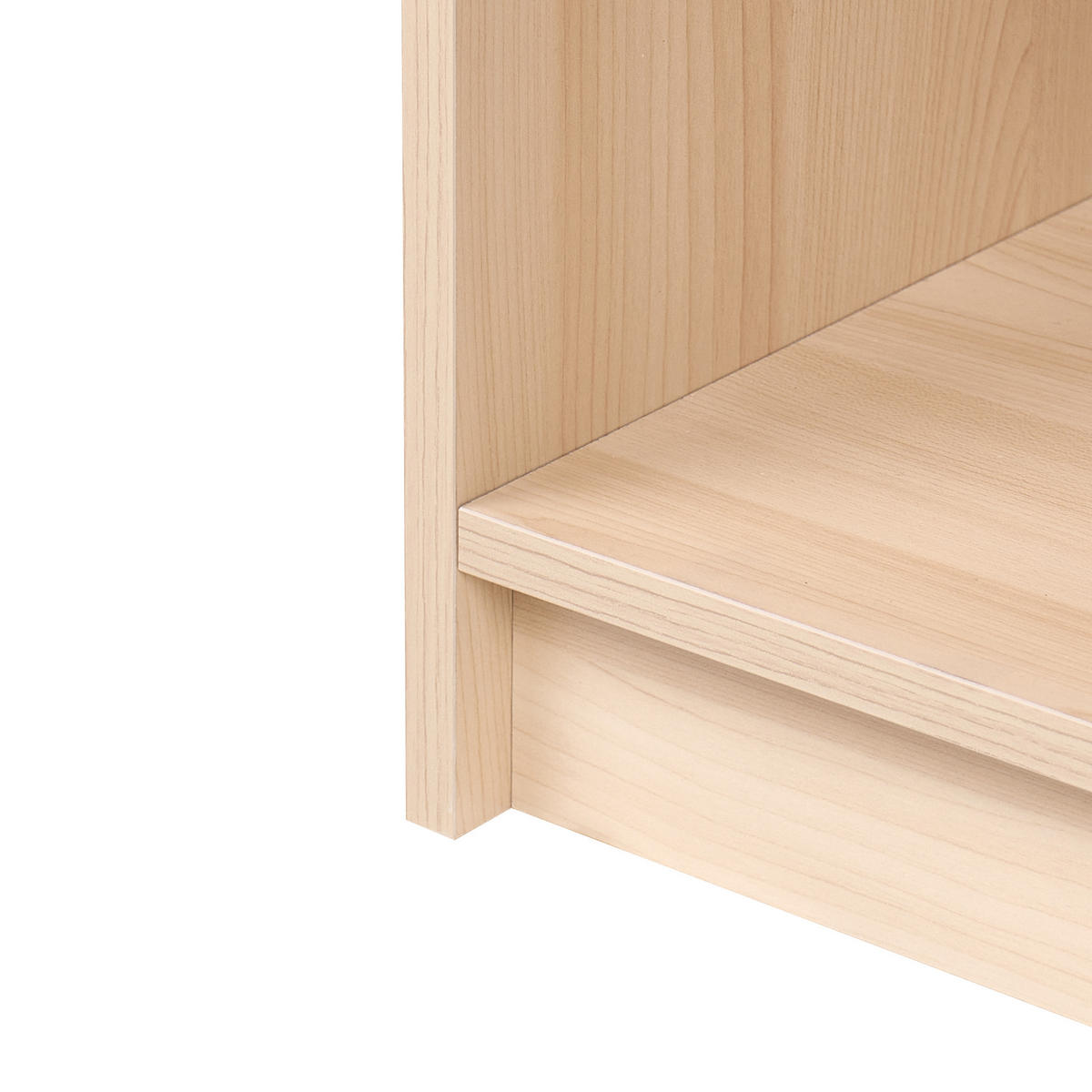 BÜCHERREGAL mit 3 Ebenen 117 cm Hellbraun Zehna - Hellbraun, Holzwerkstoff (80/117/40cm) - Beliani