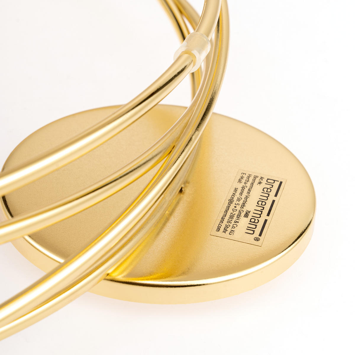 KERZENSTÄNDER, Gold, Metall - Goldfarben, Metall (38/5.5/38cm) - bremermann