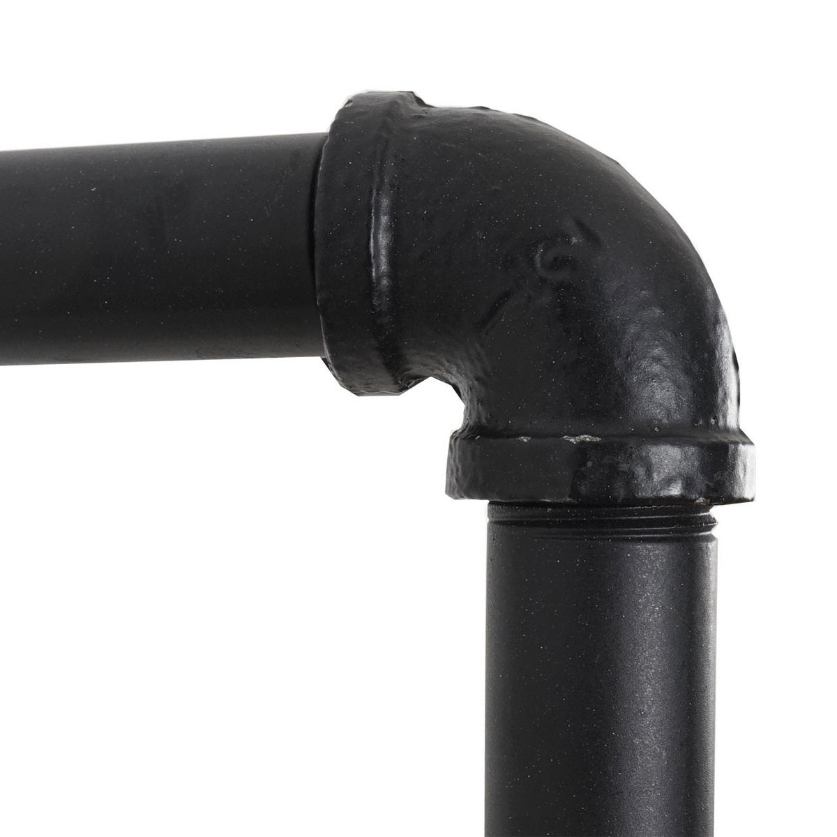 STANDREGAL 165x80x28cm Industriedesign Holz Metall Dunkelgrau - Dunkelgrau, Metall (80/165/28cm) - BERLINLODGE