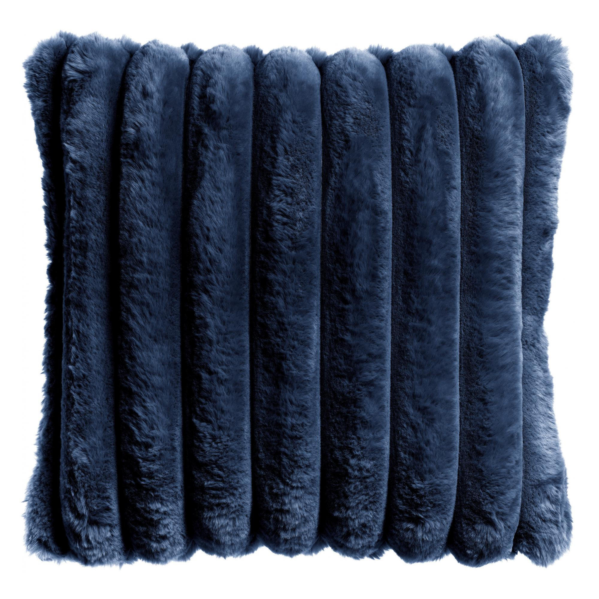 KISSEN Alice marine 45 x 45 cm - Dunkelblau, Textil (45/45cm) - Vivaraise