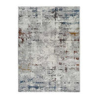 WEBTEPPICH Grau / Mehrfarbig Graceful 120/170 cm - Multicolor/Grau, Naturmaterialien/Textil (120/170cm) - Atticgo