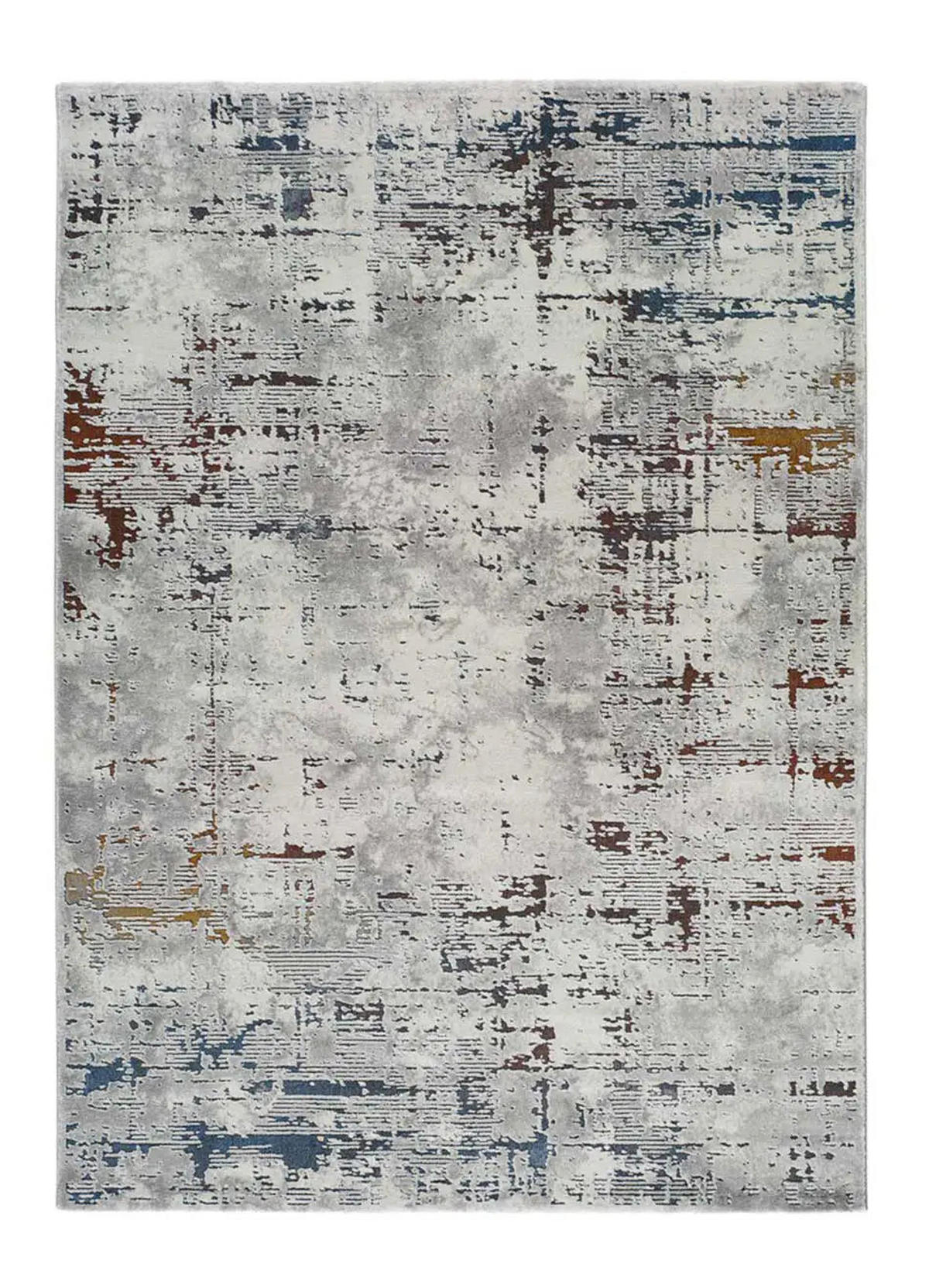 WEBTEPPICH Grau / Mehrfarbig Graceful 120/170 cm - Multicolor/Grau, Naturmaterialien/Textil (120/170cm) - Atticgo