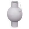VASE Metall Pastell 23 cm - Hellgrau, Metall (23cm) - Giftdecor