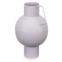 VASE Metall Pastell 23 cm - Hellgrau, Metall (23cm) - Giftdecor