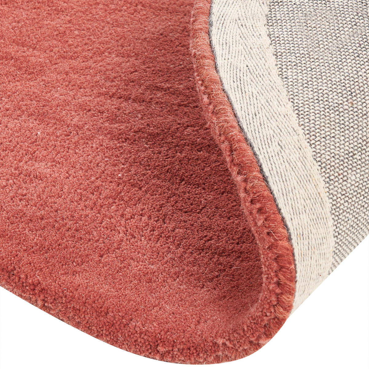 KOBEREC Červený 140 cm Vlna Sinjuwi - červená, textil (140/140cm) - Beliani