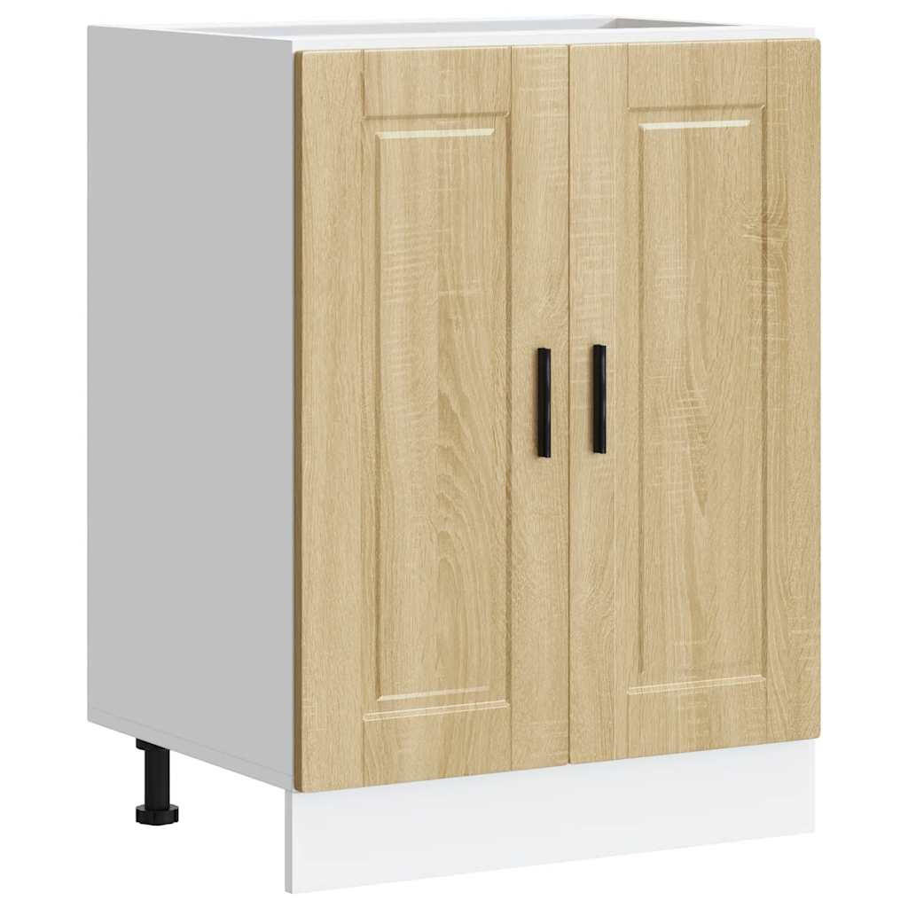 Deluke Küchenunterschrank Sonoma Eiche 60x81.5x46 cm